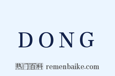 DONG是什么意思的图片
